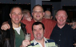 2010 Christmas Pub Crawl Brian Ball Derek Pettingale Mark Tring Barry Cummins
